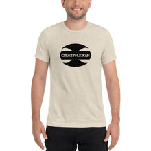 Load image into Gallery viewer, CRUSTYFLICKER Zen - Unisex TriBlend T-shirt - Keen Eye Design