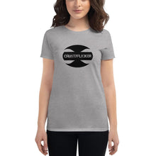 Load image into Gallery viewer, CRUSTYFLICKER Zen - Women's Fashion Fit T-Shirt (popsicles) - Keen Eye Design