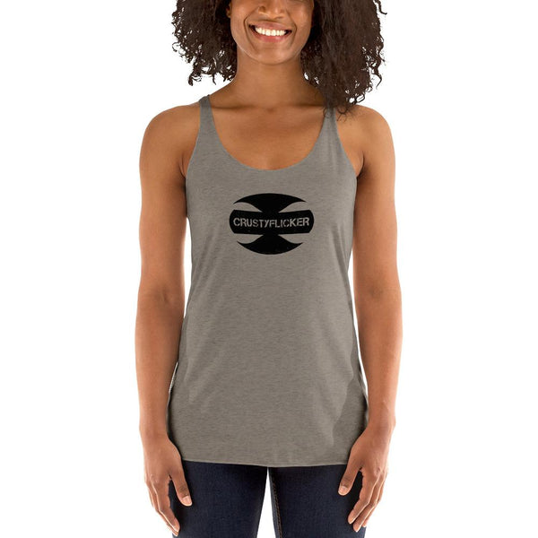 CRUSTYFLICKER Zen - Women's Racerback Tank - Keen Eye Design