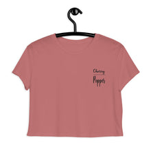 Load image into Gallery viewer, Cherry Popper V2.0 - Embroidered Crop Tee - Keen Eye Design