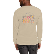 Load image into Gallery viewer, Diquiren Global Citizen (F&B) - Men’s Long Sleeve Shirt - Keen Eye Design