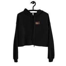 Load image into Gallery viewer, Diquiren Global Citizen (F&B) - Women's Crop Hoodie - Keen Eye Design