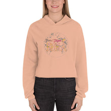 Load image into Gallery viewer, Diquiren Global Citizen (Front) - Women's Crop Hoodie - Keen Eye Design