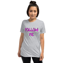Load image into Gallery viewer, Follow Me (purple) (F&B) Unisex T-shirt - Keen Eye Design
