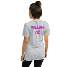 Load image into Gallery viewer, Follow Me (purple) (F&B) Unisex T-shirt - Keen Eye Design