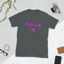 Load image into Gallery viewer, Follow Me (purple) (F&B) Unisex T-shirt - Keen Eye Design