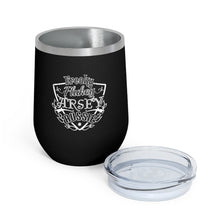 Load image into Gallery viewer, Freaky Flukey Arsey Aussie - 12oz Insulated Wine Tumbler - Keen Eye Design