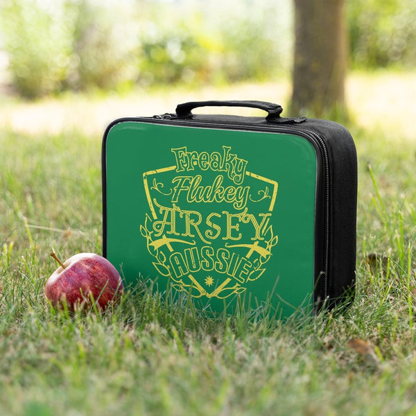 Freaky Flukey Arsey Aussie - Lunch Box - Keen Eye Design