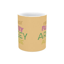 Load image into Gallery viewer, Freaky Flukey Arsey Aussie - Metallic Mug (Gold tint) - Keen Eye Design