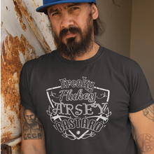 Load image into Gallery viewer, Freaky Flukey Arsey Bastard - Unisex Premium T-Shirt - Keen Eye Design