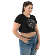 Load image into Gallery viewer, Freaky Flukey Arsey Bugger - Organic Crop Top - Keen Eye Design
