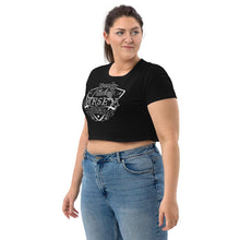Load image into Gallery viewer, Freaky Flukey Arsey Bugger - Organic Crop Top - Keen Eye Design