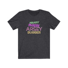 Load image into Gallery viewer, Freaky Flukey Arsey Bugger v4 (distressed) - Unisex Premium T-Shirt - Keen Eye Design