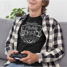 Load image into Gallery viewer, Freaky Flukey Arsey Gamer - Unisex Premium T-Shirt - Keen Eye Design
