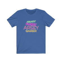 Load image into Gallery viewer, Freaky Flukey Arsey Gamer V3 - Unisex Premium T-Shirt - Keen Eye Design