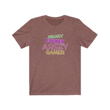 Load image into Gallery viewer, Freaky Flukey Arsey Gamer V4 (distressed)  - Unisex Premium T-Shirt - Keen Eye Design