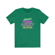 Load image into Gallery viewer, Freaky Flukey Arsey Mutha V3 - Unisex Premium T-Shirt - Keen Eye Design
