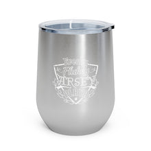 Load image into Gallery viewer, Freaky Flukey Arsey Playa - 12oz Insulated Wine Tumbler - Keen Eye Design