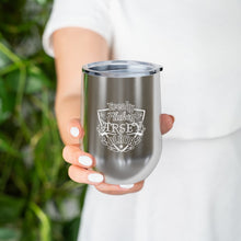 Load image into Gallery viewer, Freaky Flukey Arsey Playa - 12oz Insulated Wine Tumbler - Keen Eye Design