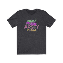Load image into Gallery viewer, Freaky Flukey Arsey Playa V4 (distressed) - Unisex Premium T-Shirt - Keen Eye Design