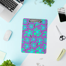 Load image into Gallery viewer, Greenflower Pattern on Purple - Clipboard - Keen Eye Design