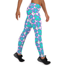 Load image into Gallery viewer, Greenflower Pattern on White - AOP Women's Leggings - Keen Eye Design
