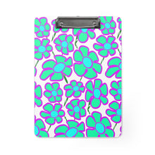 Load image into Gallery viewer, Greenflower Pattern on White - Clipboard - Keen Eye Design