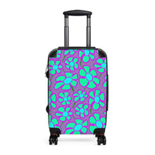Load image into Gallery viewer, Greenflower on Purple - Cabin Suitcase - Keen Eye Design