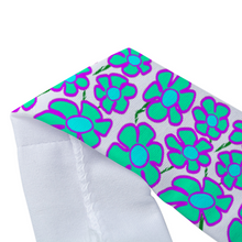 Load image into Gallery viewer, Greenflower on White (Blossoms) - Unisex Headband - Keen Eye Design