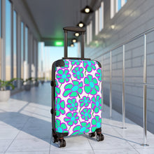 Load image into Gallery viewer, Greenflower on White - Cabin Suitcase - Keen Eye Design