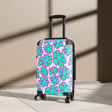 Load image into Gallery viewer, Greenflower on White - Cabin Suitcase - Keen Eye Design