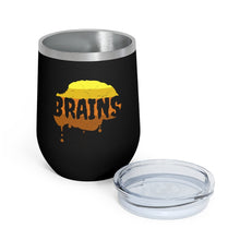 Load image into Gallery viewer, Halloween Zombie Brains - 12oz Insulated Wine Tumbler - Keen Eye Design