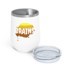 Load image into Gallery viewer, Halloween Zombie Brains - 12oz Insulated Wine Tumbler - Keen Eye Design