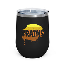 Load image into Gallery viewer, Halloween Zombie Brains - 12oz Insulated Wine Tumbler - Keen Eye Design