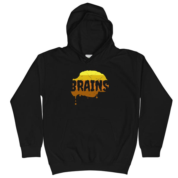 Halloween Zombie Brains - Kids Hoodie - Keen Eye Design