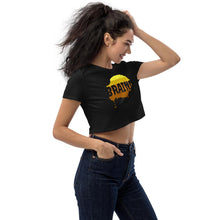 Load image into Gallery viewer, Halloween Zombie Brains - Organic Crop Top - Keen Eye Design
