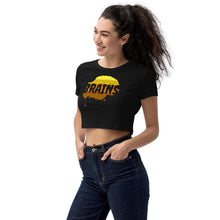 Load image into Gallery viewer, Halloween Zombie Brains - Organic Crop Top - Keen Eye Design