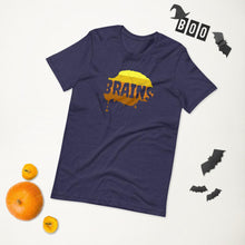 Load image into Gallery viewer, Halloween Zombie Brains - Premium Unisex T-Shirt - Keen Eye Design