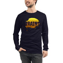 Load image into Gallery viewer, Halloween Zombie Brains - Unisex Long Sleeve Tee - Keen Eye Design
