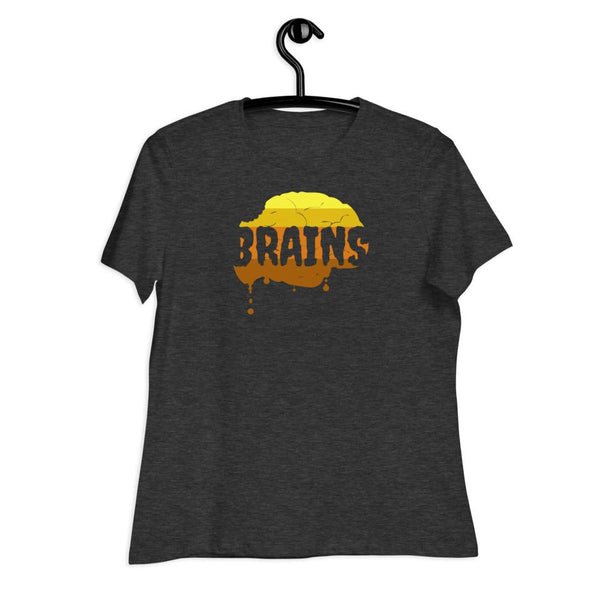 Halloween Zombie Brains - Women's Relaxed T-Shirt - Keen Eye Design