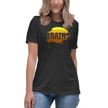 Load image into Gallery viewer, Halloween Zombie Brains - Women's Relaxed T-Shirt - Keen Eye Design