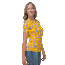 Load image into Gallery viewer, Hippy Orangeflower - Women's AOP T-shirt - Keen Eye Design