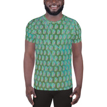 Load image into Gallery viewer, KeenEyeD - AOP Men's Athletic T-shirt - Keen Eye Design