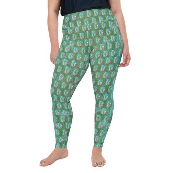 KeenEyeD - AOP Plus Size Leggings - Keen Eye Design