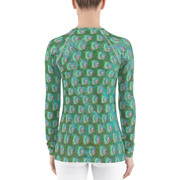 KeenEyeD - Women's AOP Rash Guard - Keen Eye Design