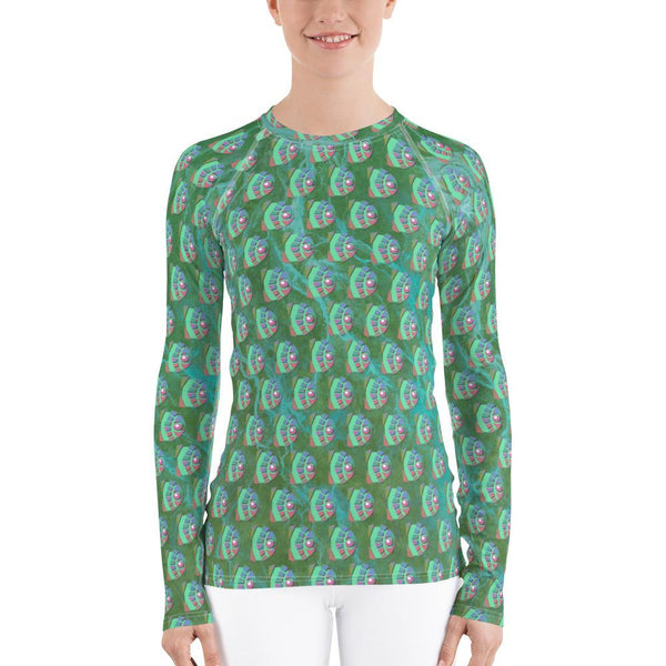 KeenEyeD - Women's AOP Rash Guard - Keen Eye Design