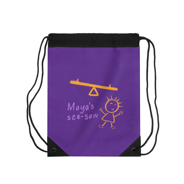 Maya's See-Saw - Drawstring Bag - Keen Eye Design