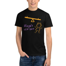 Load image into Gallery viewer, Maya's See-Saw - Unisex Eco Sustainable T-Shirt - Keen Eye Design