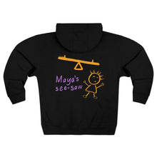 Load image into Gallery viewer, Maya's See-Saw - Unisex Premium Full Zip Hoodie - Keen Eye Design