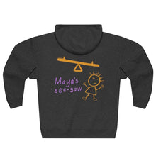 Load image into Gallery viewer, Maya's See-Saw - Unisex Premium Full Zip Hoodie - Keen Eye Design